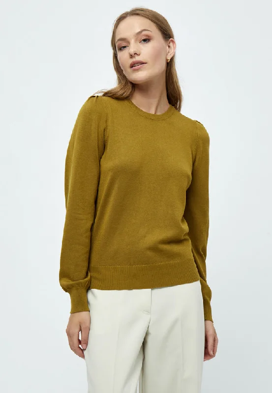 PCTana Knit Pullover - Ecru Olive