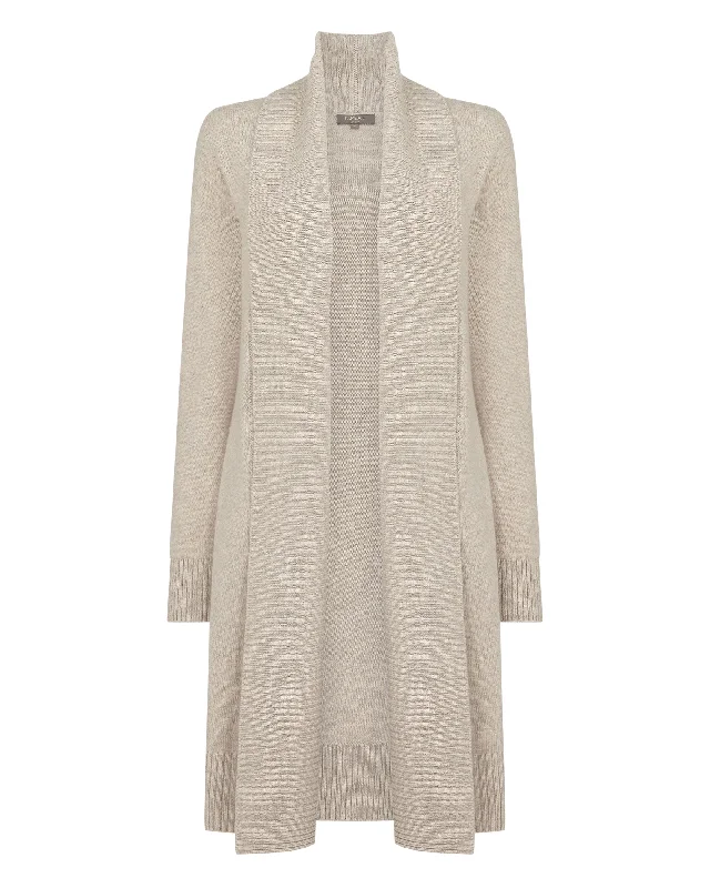 Women's Abbey Cashmere Cardigan Sand Brown