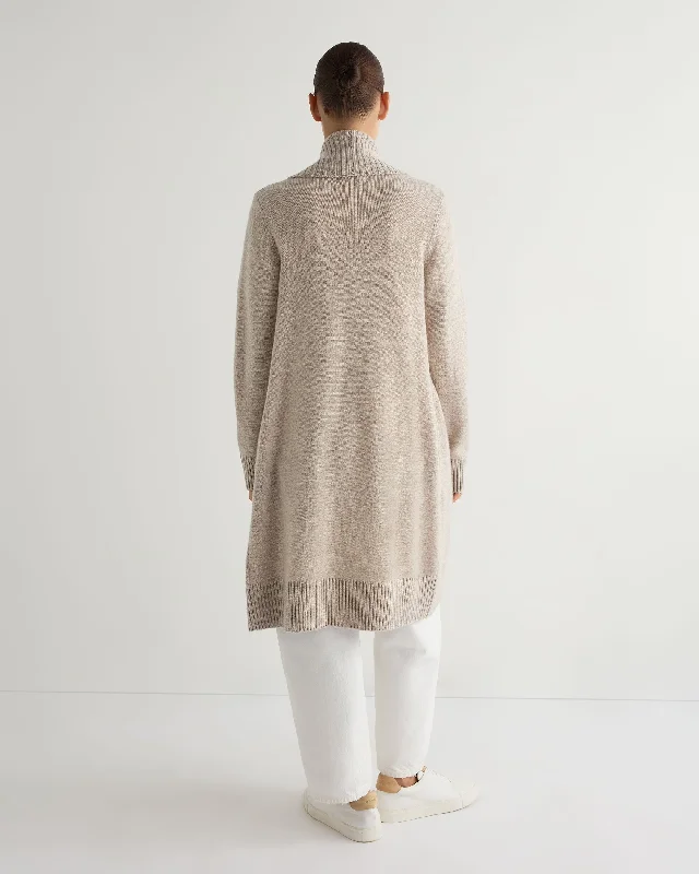 Women's Abbey Cashmere Cardigan Sand Brown