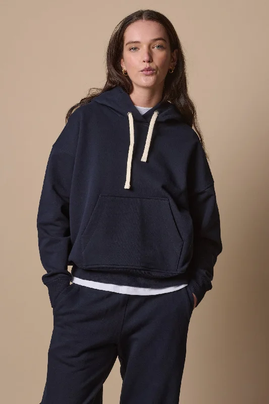 Women's Hooded Sweatshirt - Navy