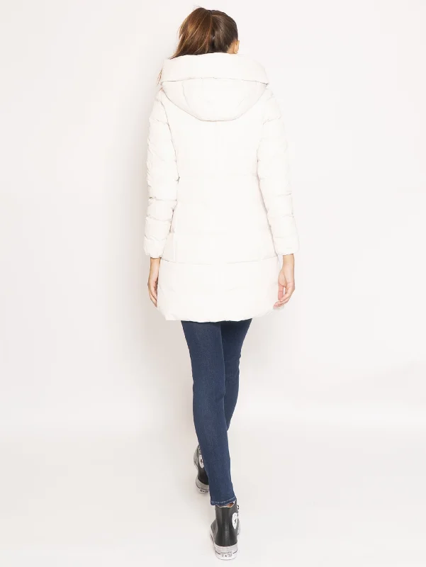 Giaccone Parka in City Fabric - Bianco