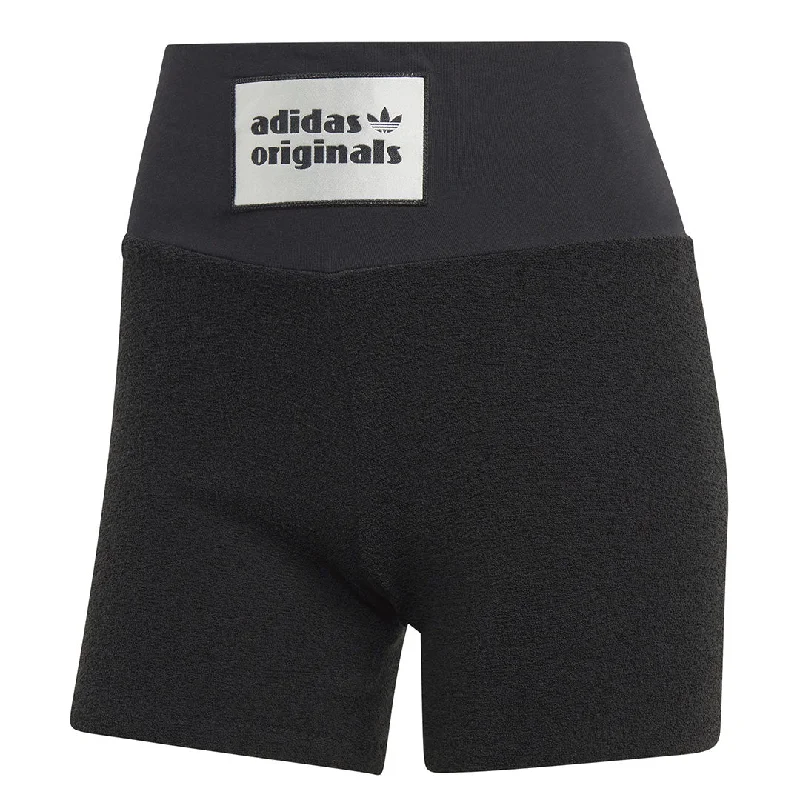 adidas - Women's High-Waist Towel Bike Shorts (IC8529)