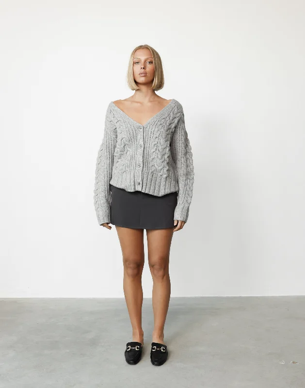 Bailey Cardigan (Grey)