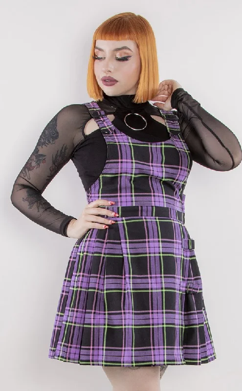 Bright Tartan Pinafore