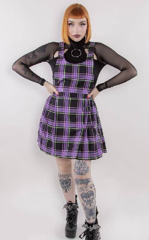 Bright Tartan Pinafore