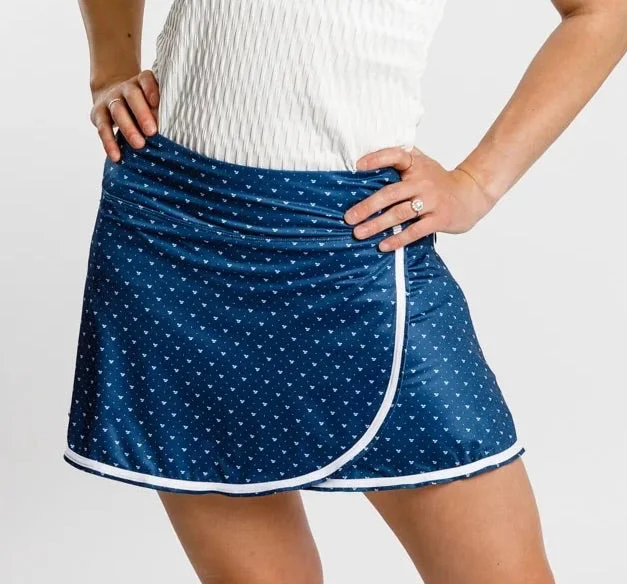 Calliope Navy Skort with Athletic Stripe Size S MSP$88