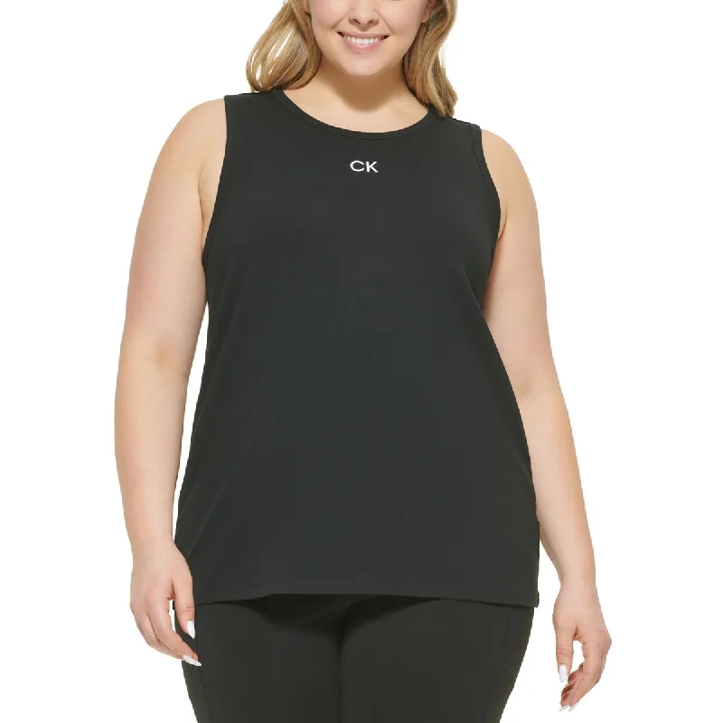 Calvin Klein Performance Womens Plus Fitness Workout Tank Top