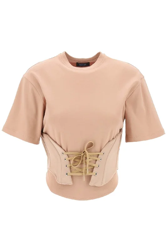 corset t-shirt 24P3TO0671274 TAN TAN