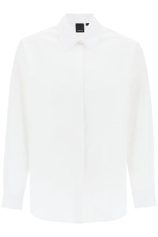 cotton popeline shirt 100233 A19U BIANCO BRILLANTE