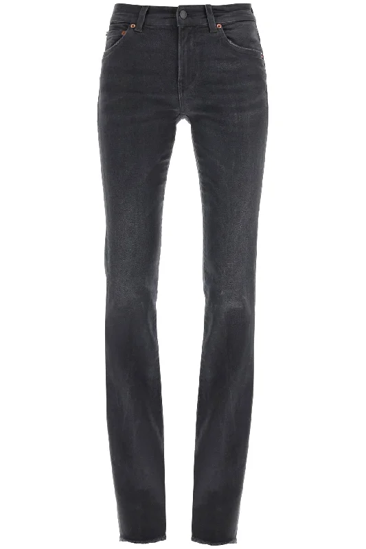 Haikure formentera long bootcut jeans HEW03301DS093 MID BLACK COATED