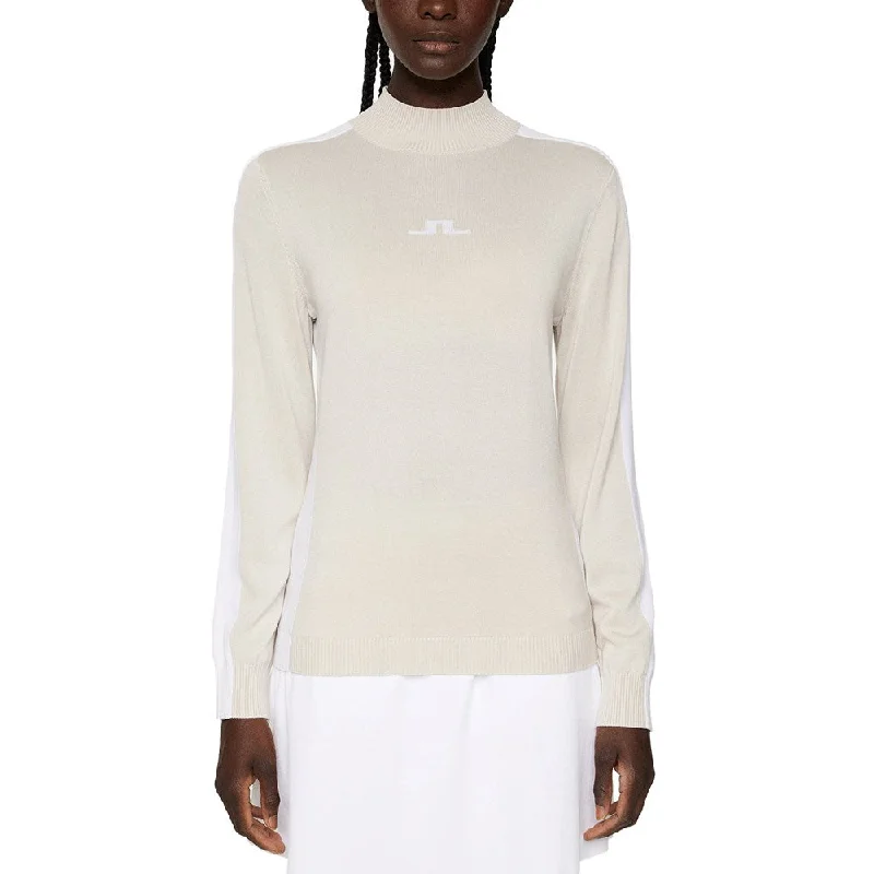 J.Lindeberg Women's Adia Knitted Golf Sweater - Moonbeam