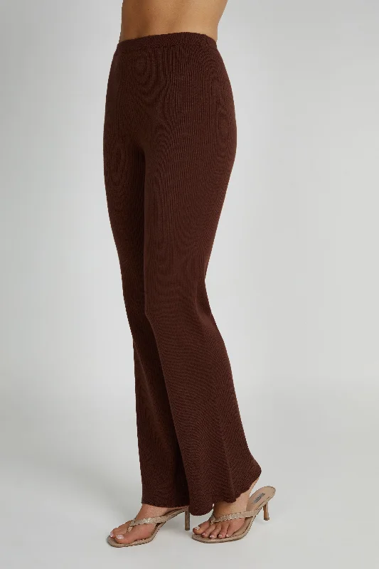 Jovie Knit Pants - Hazelnut