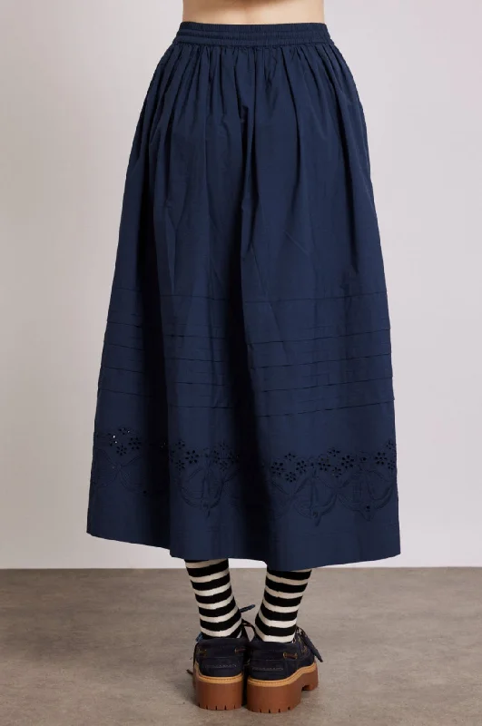 Kelsey Midi Skirt Navy