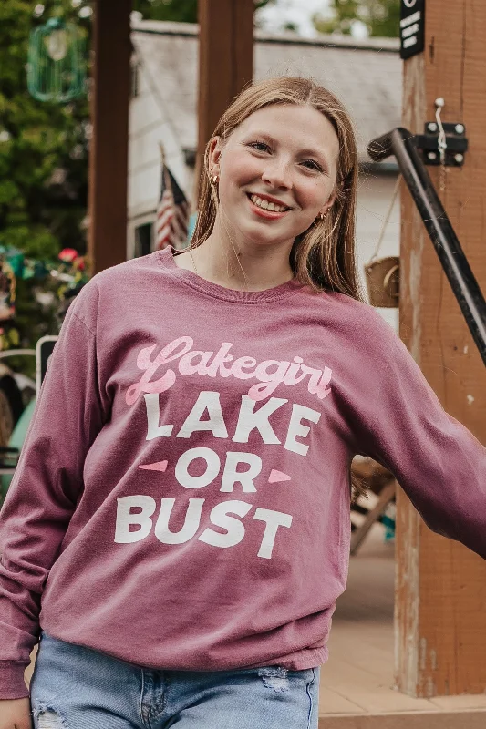 Lakegirl Ringspun Long Sleeve in Port