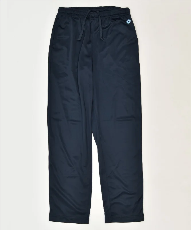 LOTTO Womens Tracksuit Trousers Large Navy Blue Polyester Sports