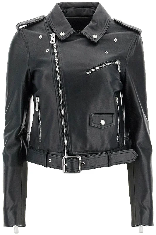 nappa leather biker jacket 103897 A21L NERO LIMOUSINE