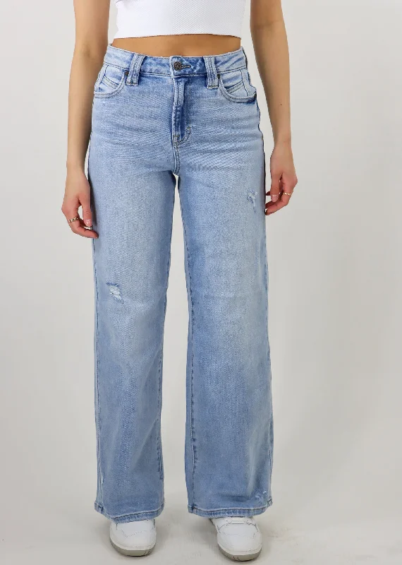 No Man Wide Leg Jeans ★ Light Wash