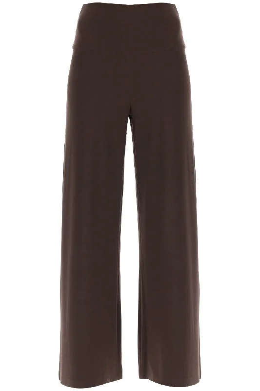 Norma kamali straight jersey pants KK4267PL111028 CHOCOLATE