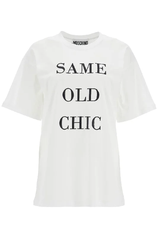 ""oversized t-shirt with same old J0710 5541 MULTI WHITE