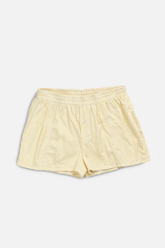 Rework Oxford Mini Boxer Shorts - M