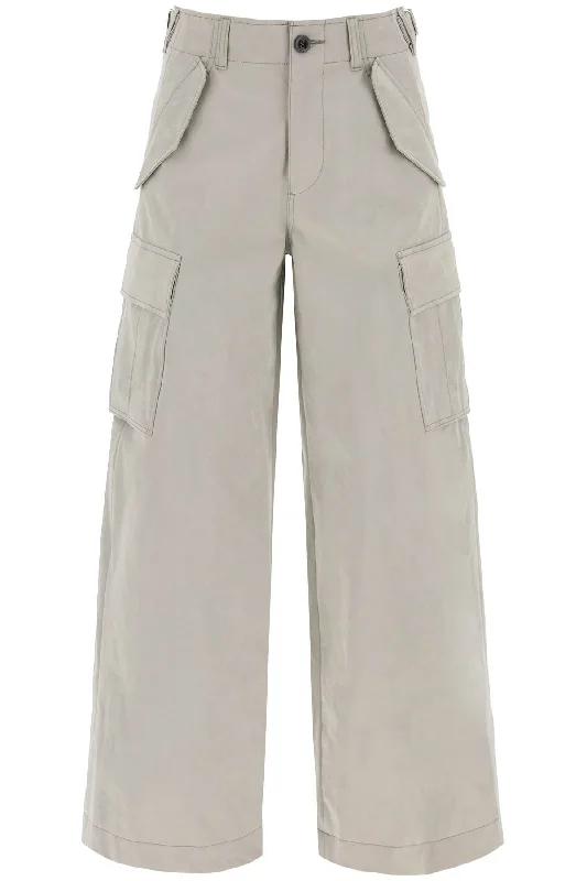 Sacai peach skin technical cargo pants 23 06839 BEIGE