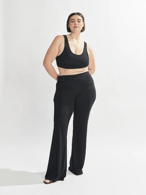 Stevie Pants Black Cropped