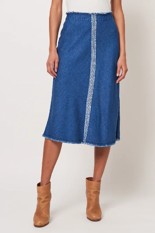 Washed Indigo Aurora Skirt