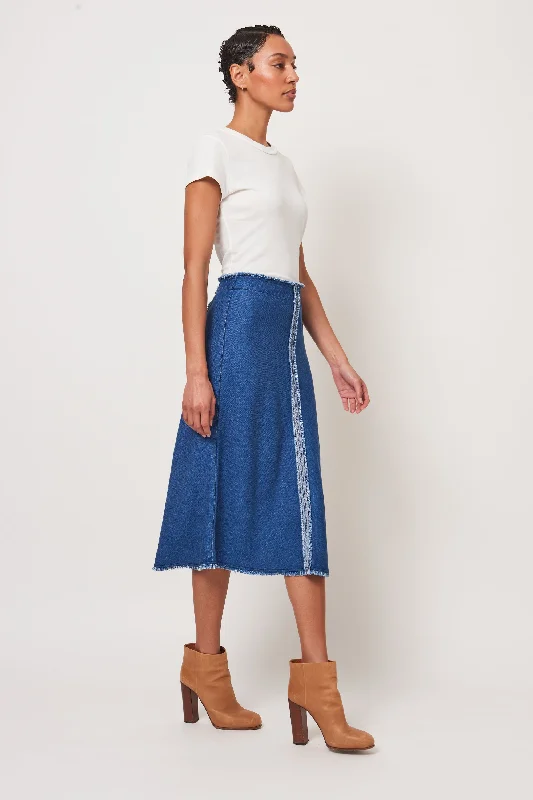 Washed Indigo Aurora Skirt