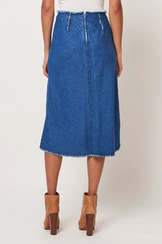 Washed Indigo Aurora Skirt