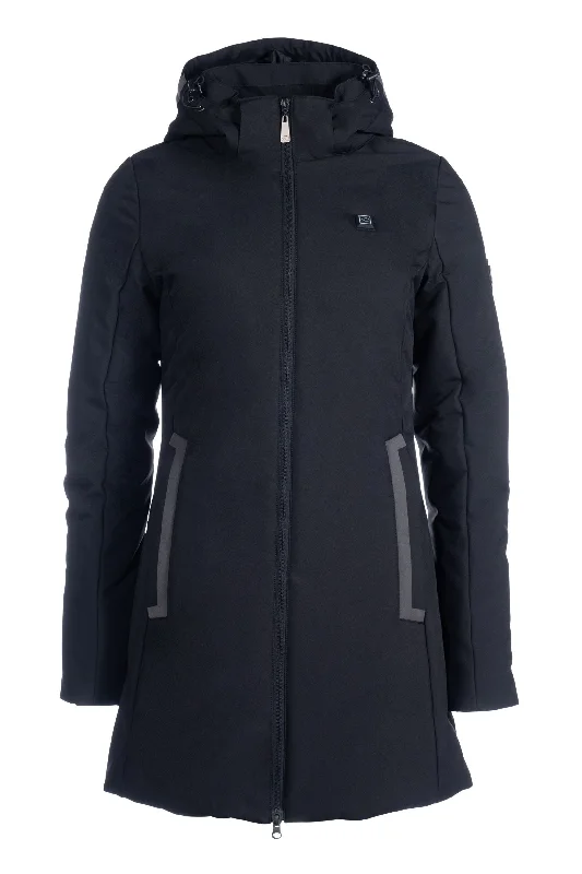 Long Riding Jacket Elegant Heating Style